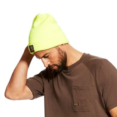 Ariat Work: Rebar Watch Gorra Hombre - Amarillo Claro (LBYXH0751)